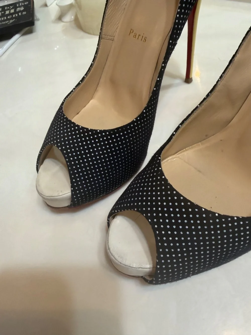 Christian Louboutin Peep Toe Heels